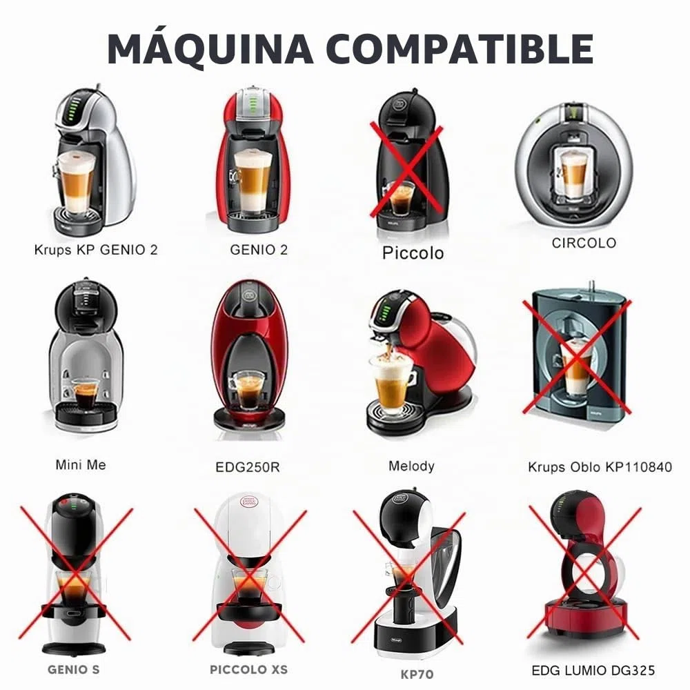 Adaptateur de capsules de café compatible avec Dolce Gusto, convertisseur de capsules pour les dosettes de café jetables NES OriginalLine, compatible con cafeteras Dolce Gusto (cápsulas)