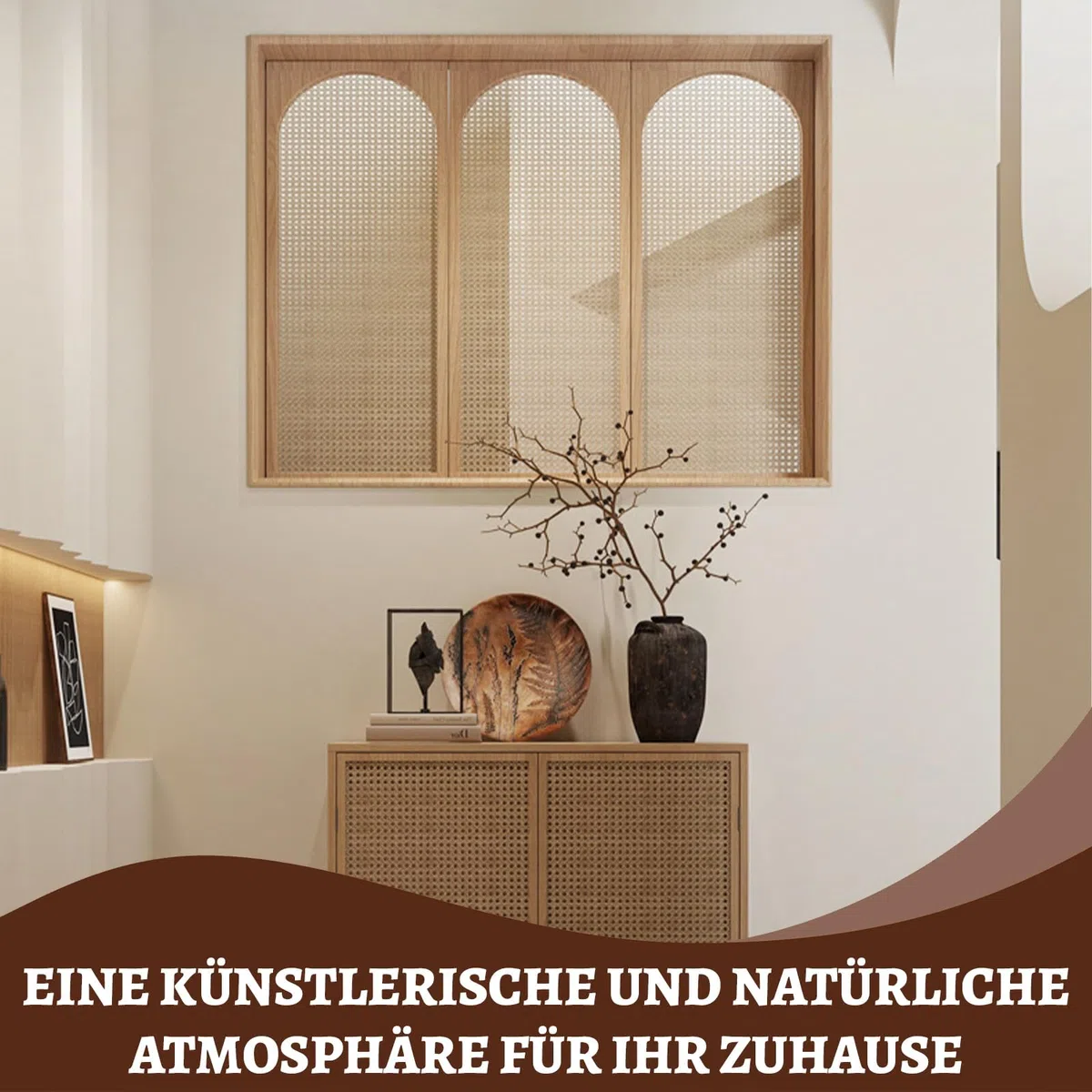 Wiener Geflecht 20 x 100 cm, resistente al agua de polietileno, resistente al moho, ratán hecho a mano, decoración de muebles, manualidades, malla de abeja