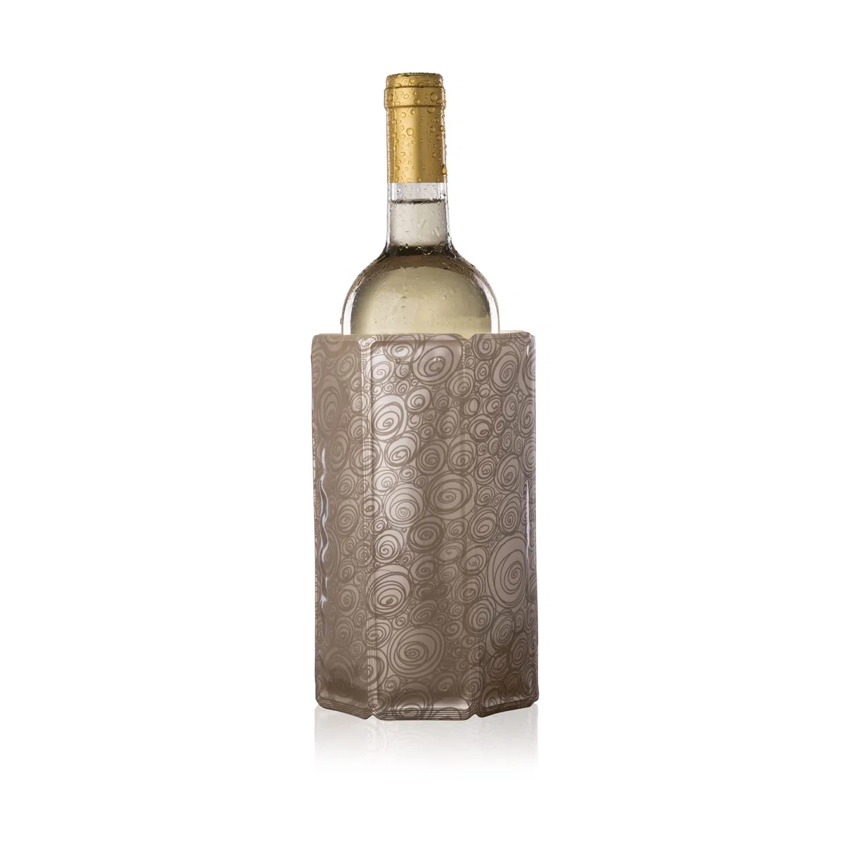 Vacu Vin 3880562 - Enfriador para Botellas de Vino, Color Plateado