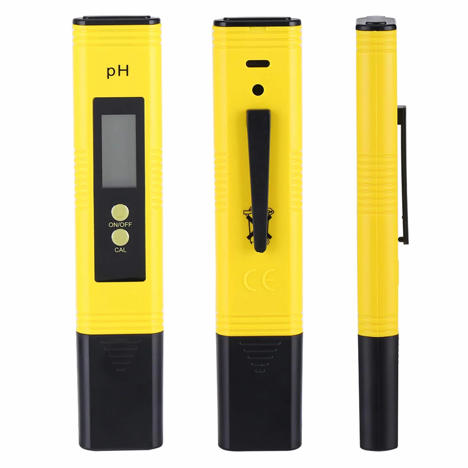 Medidor Digital LCD Portátil de pH, Probador de Agua con Pantalla LCD para Acuario y Piscina, Rango 0-14, Alta Precisión 0.01, Tamaño de Bolsillo