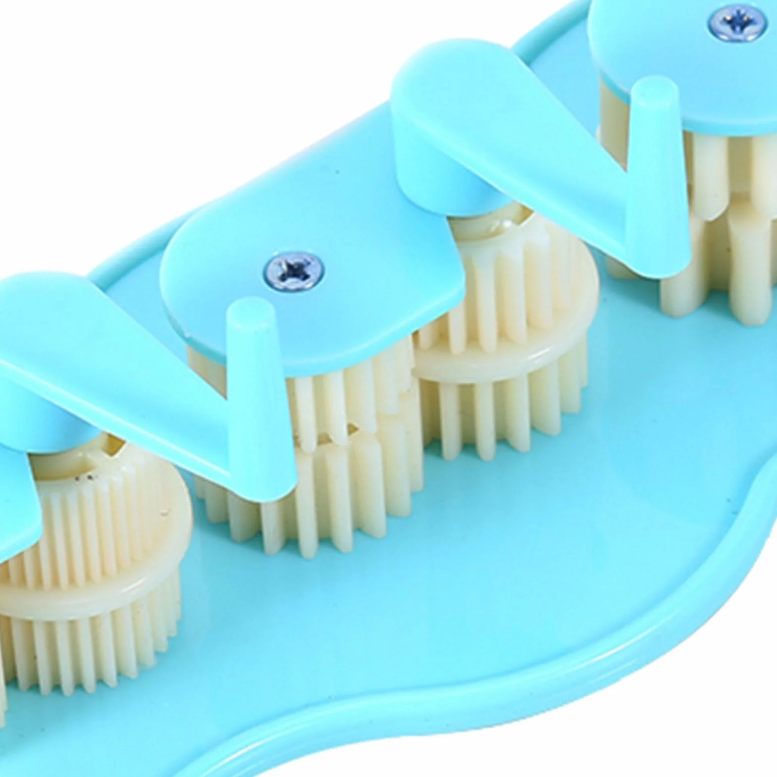 Máquina prensadora de quilling SustVita para crear tiras de papel texturizadas, un moldeador de ondas de quilling de plástico para patrones variados, una de las herramientas