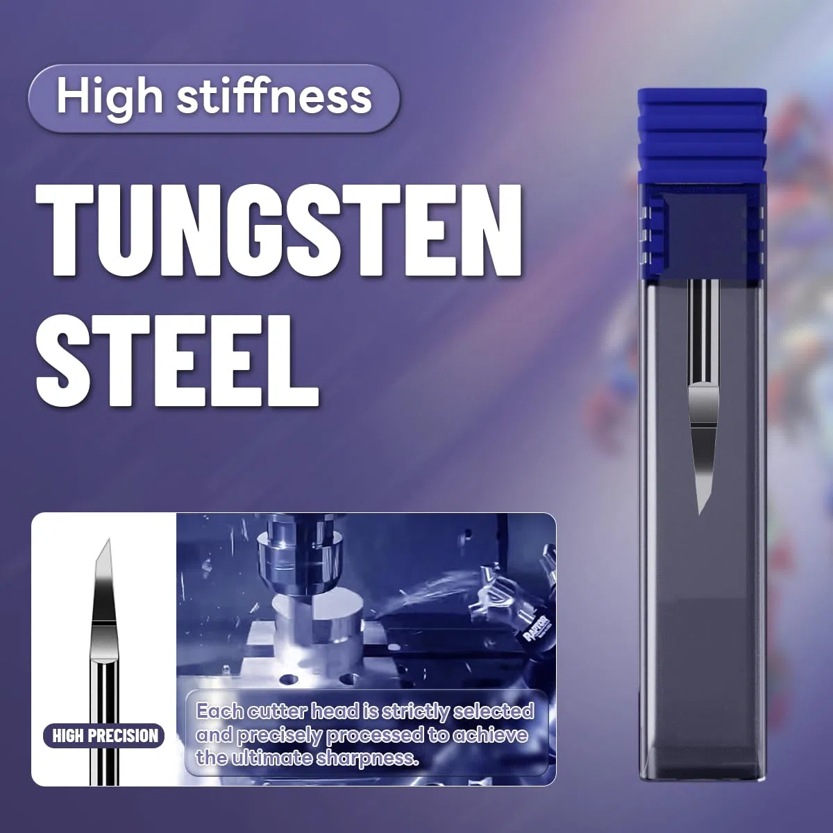 stedi - Hojas para cincel de modelismo, de repuesto, de acero de tungsteno, tamaños de 0,1 + 0,125 mm, para maquetas a escala RG, maquetas Gundam, líneas de trazado, grabado, líneas divisorias, resina