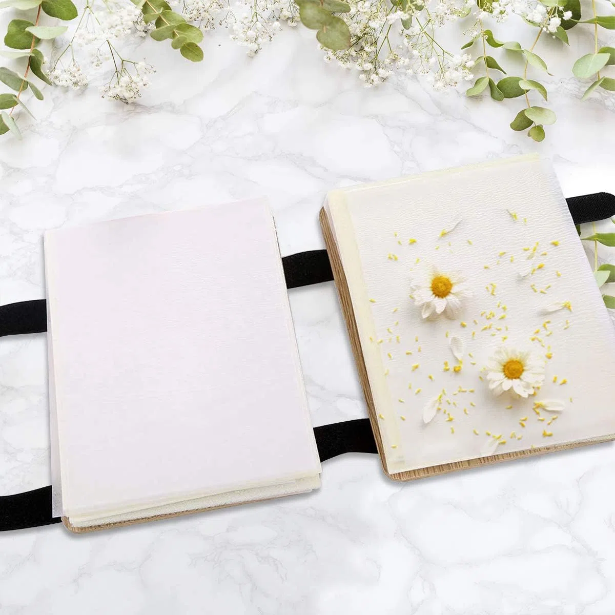 Worown 60 piezas de papel absorbente de prensa de flores A5, papeles secantes, papel de secado de repuesto de 6 x 8 pulgadas para prensa de flores