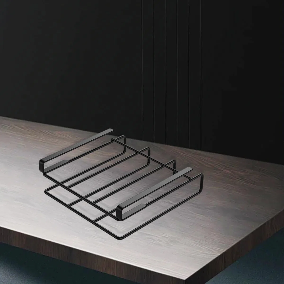 EHOTER Soporte para tabla de cortar, almacenamiento debajo del estante, organizador de cocina de acero inoxidable sin taladrar en armario, cocina, despensa, armario, organizador de almacenamiento