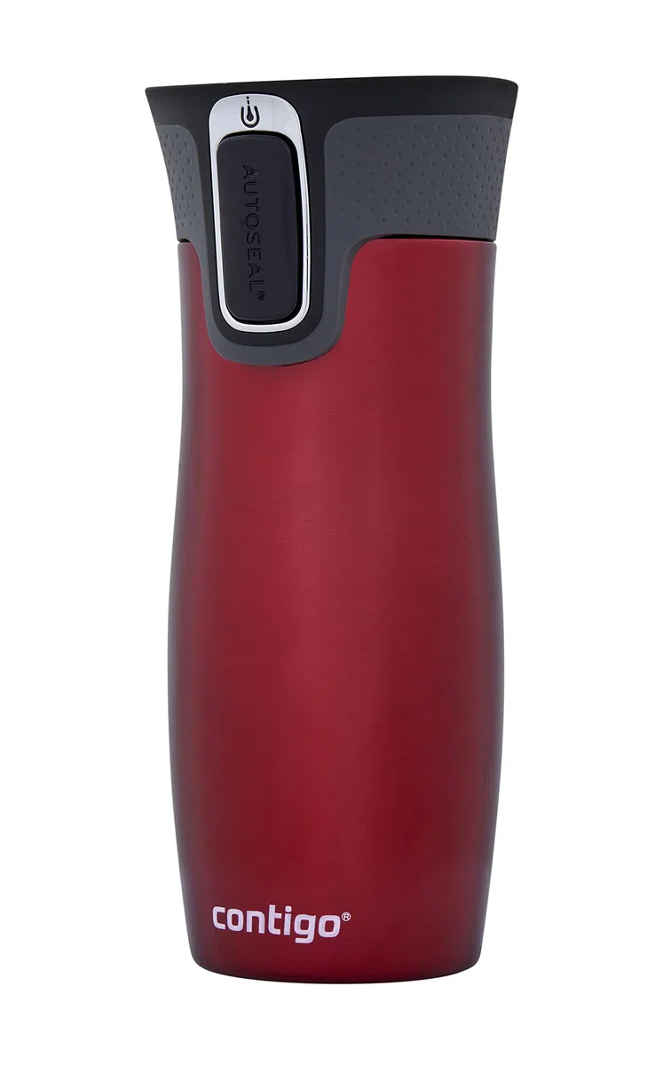 Contigo West Loop Autoseal vaso térmico, vaso aislante de acero inoxidable, termo para café, sin BPA, vaso de viaje antiderrame con tapa de fácil limpieza, mantiene el calor hasta por 5 h, 470 ml