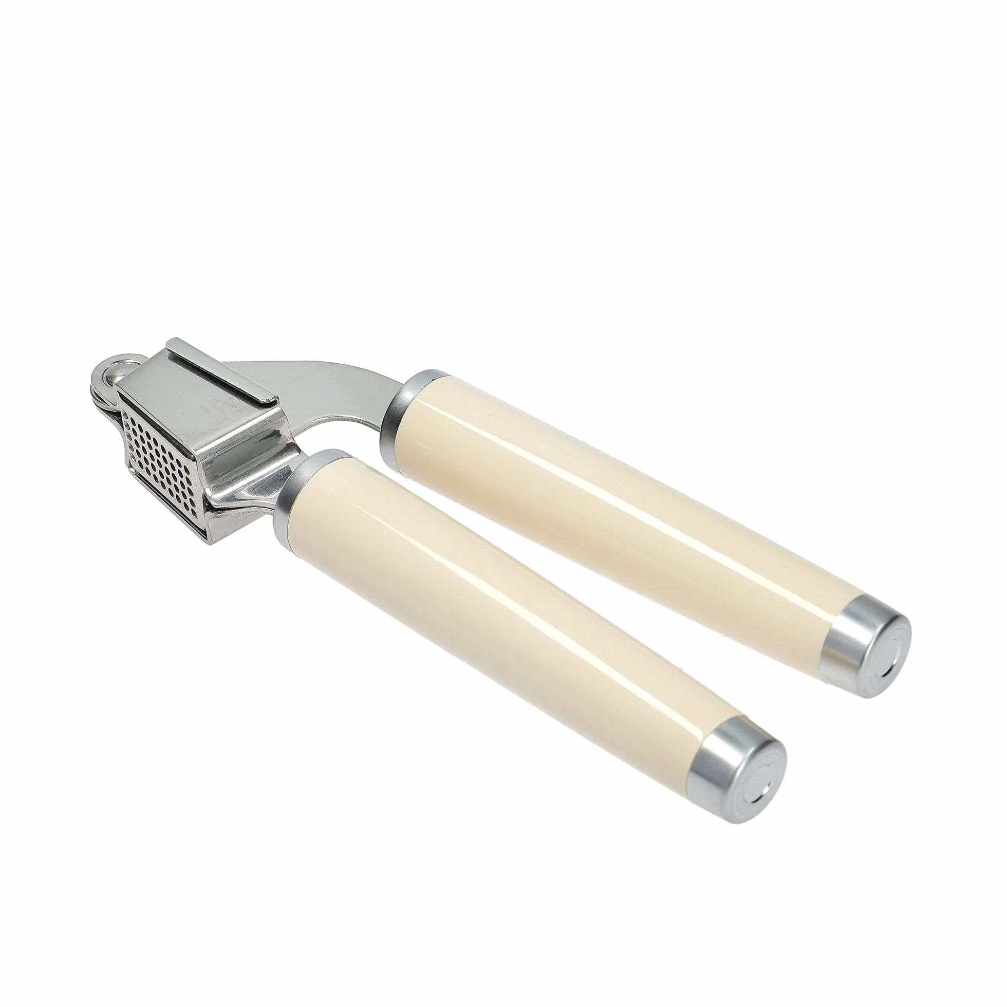 KitchenAid Prensador de Ajo de Acero Inoxidable Apto para el Lavavajillas, Beige