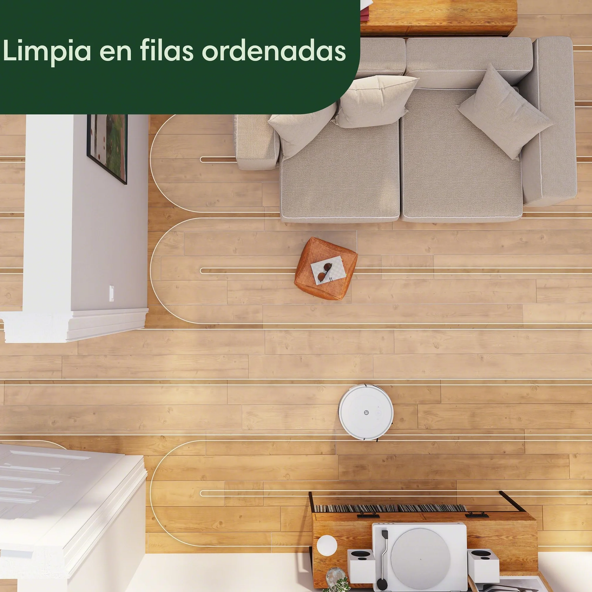 iRobot Roomba Combo Essential, Robot Aspirador y friegasuelos, Potente aspiración y fregado, 4 Fases de Limpieza, 3 Niveles de aspiración, controlable vía App o Voz