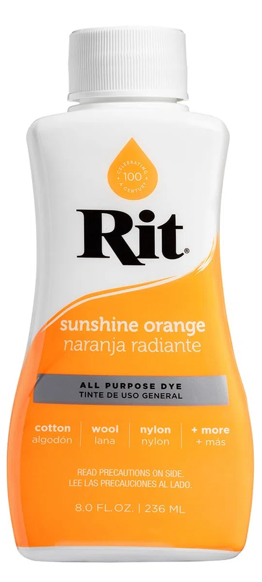 Rit - Tinte líquido multiusos naranja sol, 236 ml