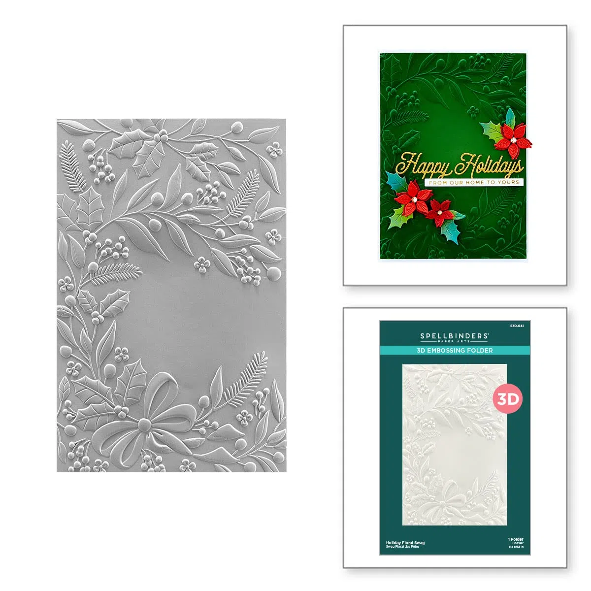 Spellbinders Botín floral de vacaciones