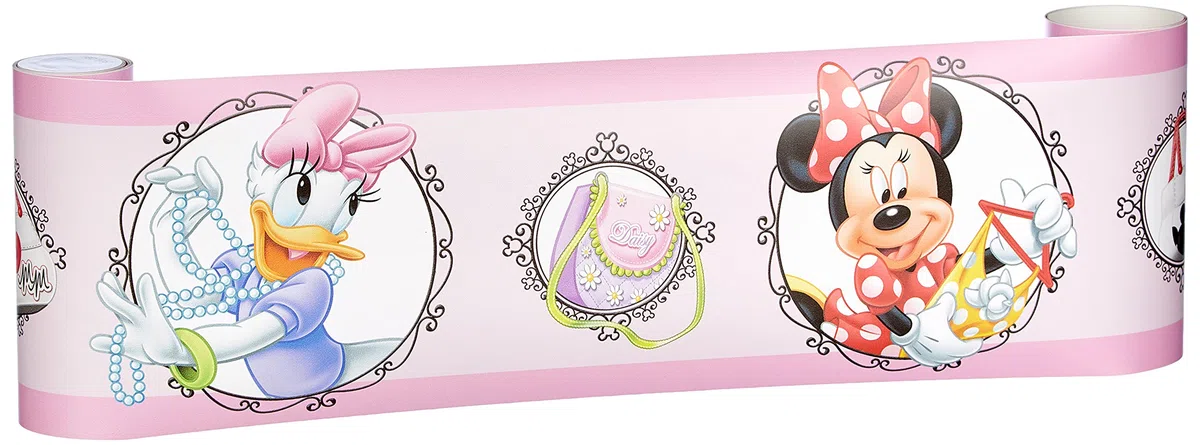 AG Design - Borde de Papel Pintado de Disney - Autoadhesivo - Disney Mickey Mouse - Vinilo Adhesivo - 0.14 x 5 m - WBD 8067