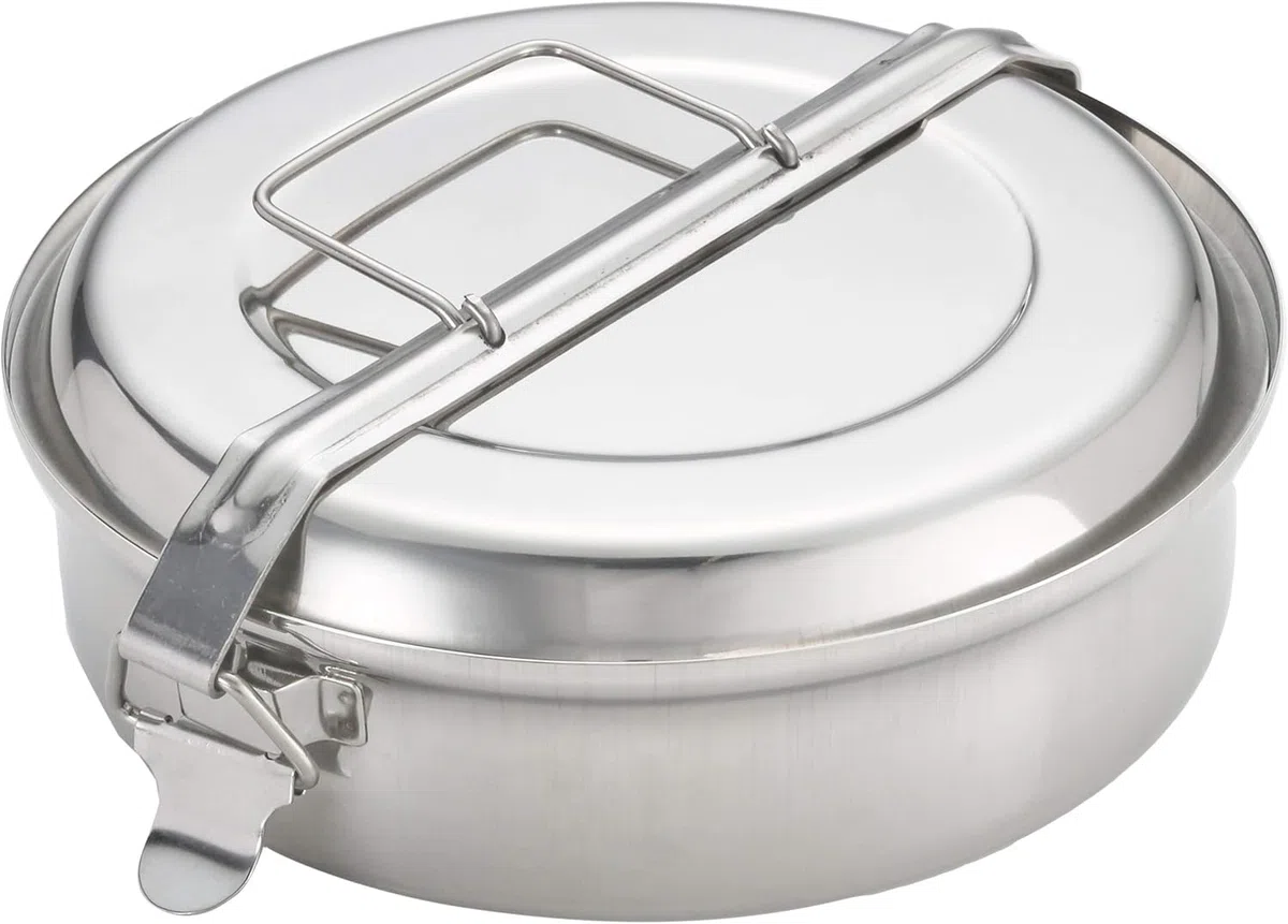 Ibili 720620 - Fiambrera con 2 platos Inox 20 cm