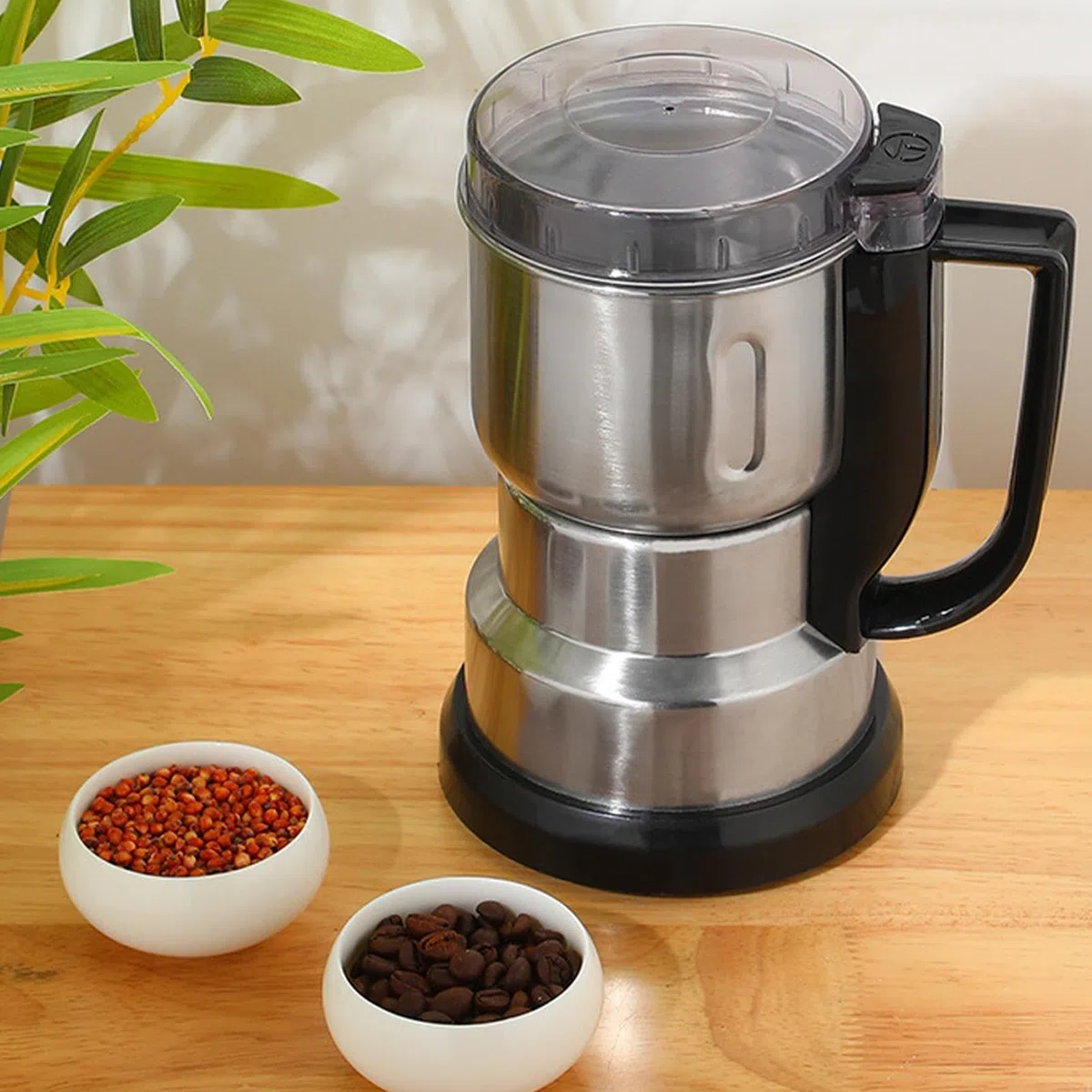 Molinillo Electrico - Molinillo De Acero Inoxidable - Portátil Molino Multifuncional Para Café, Especias, Frutos Secos,Granos, Especias, Hierbas, Secos Y Otros Alimentos