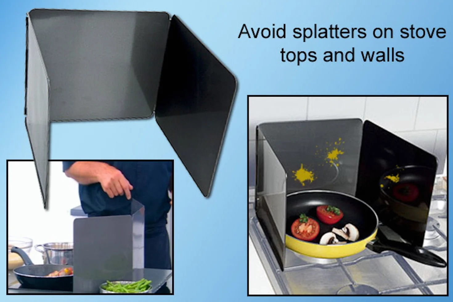 Pantalla de Cocina antisalpicaduras (Metal)