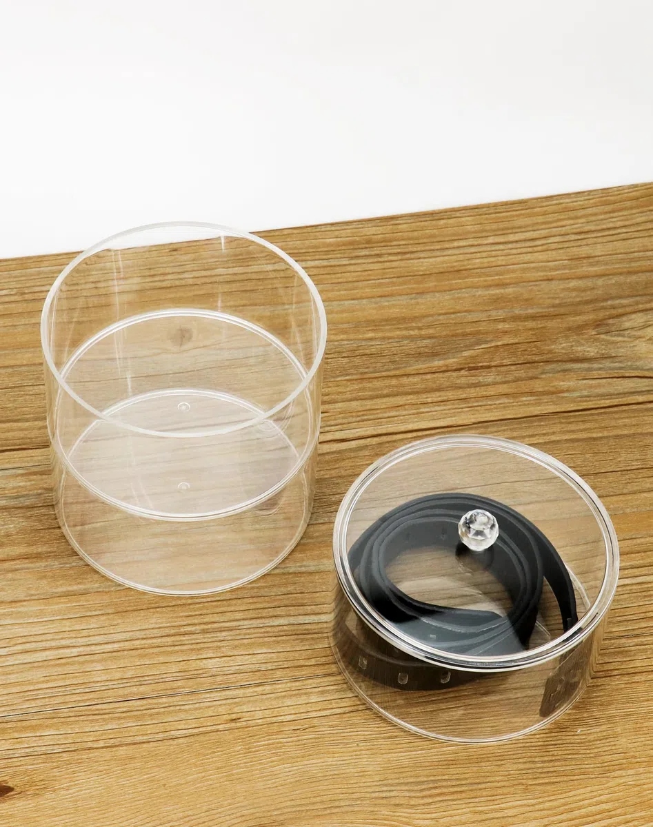 QWORK® Organizador de cinturón de 3 capas, almacenamiento de cinturón, soporte de cinturón acrílico apilable para cinturones, relojes, pulseras