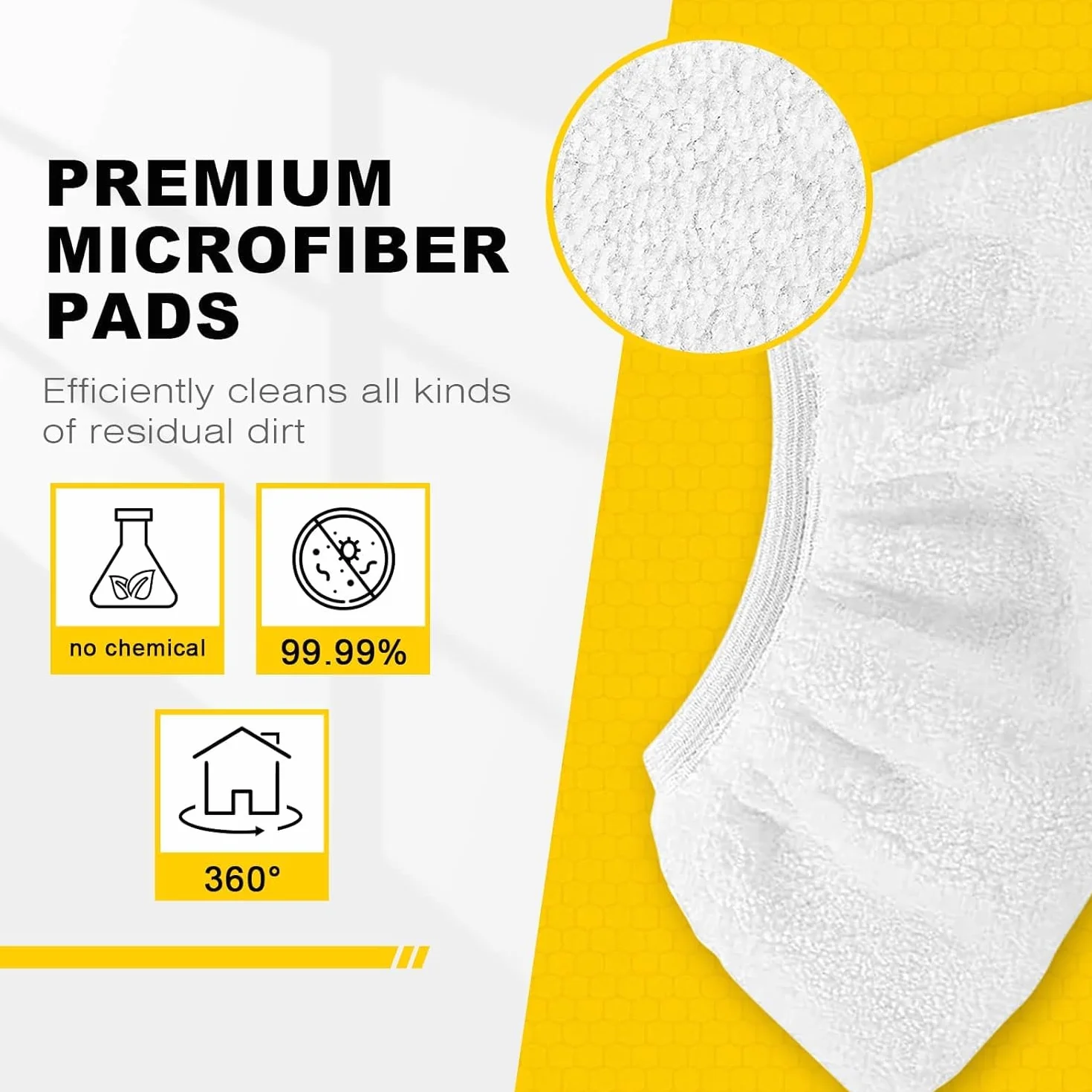 KEEPOW 8 Paños de Microfibra para Vapor Kärcher Easyfix SC1 SC2 SC3 SC4 SC5