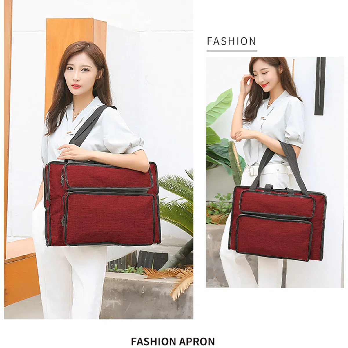 MeYuxg Bolsa de dibujo A3, impermeable, bolsa de artista, bolso de mano, bloc de dibujo, bloc de dibujo A3, bolsa de transporte para suministros de arte, almacenamiento y viajes (rojo), rojo, Moderno