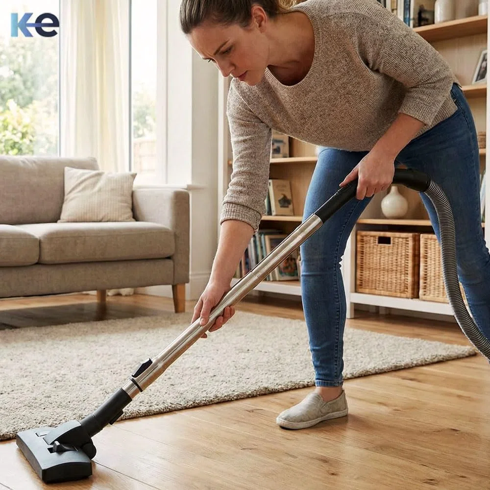 ANAKEL HOME Repuesto Tubo Aspiradora Universal Compatible con Aspirador AEG, Bosch, Miele, Philips, Rowenta... | Ø32 mm, Acero Inoxidable, Longitud Regulable 56.5-94 cm