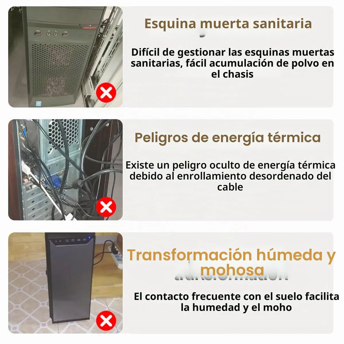 SPORWAY Soporte para CPU para PC, Tamaño Ajustable Soporte Soporte para CPU, Soporte para PC Móvil con Ruedas Giratorias con Bloqueo, Carro de CPU Debajo del Escritorio (Blanco)