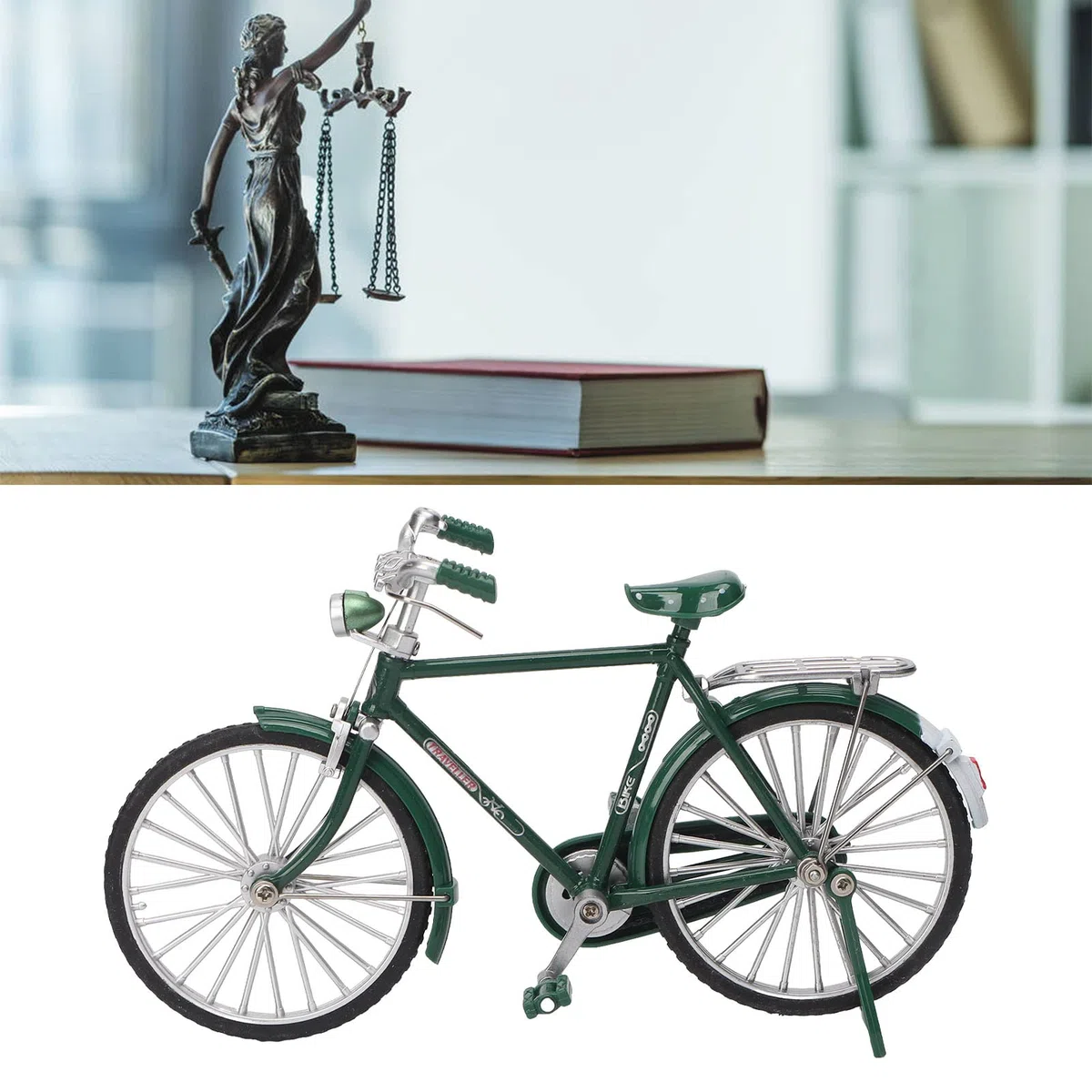 HERCHR Mini Modelo De Bicicleta Retro, Modelo De Bicicleta En Miniatura De Hierro Vintage, Adorno De Simulación, Modelo De Bicicleta, Adorno De Mesa Para Colecciones