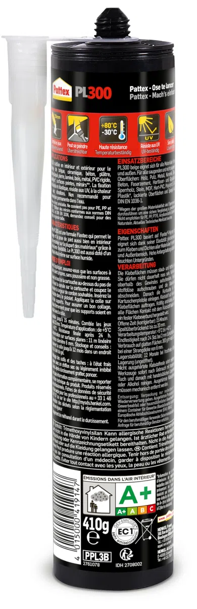 Pattex PPL3B - Burlete adhesivo para calafateo