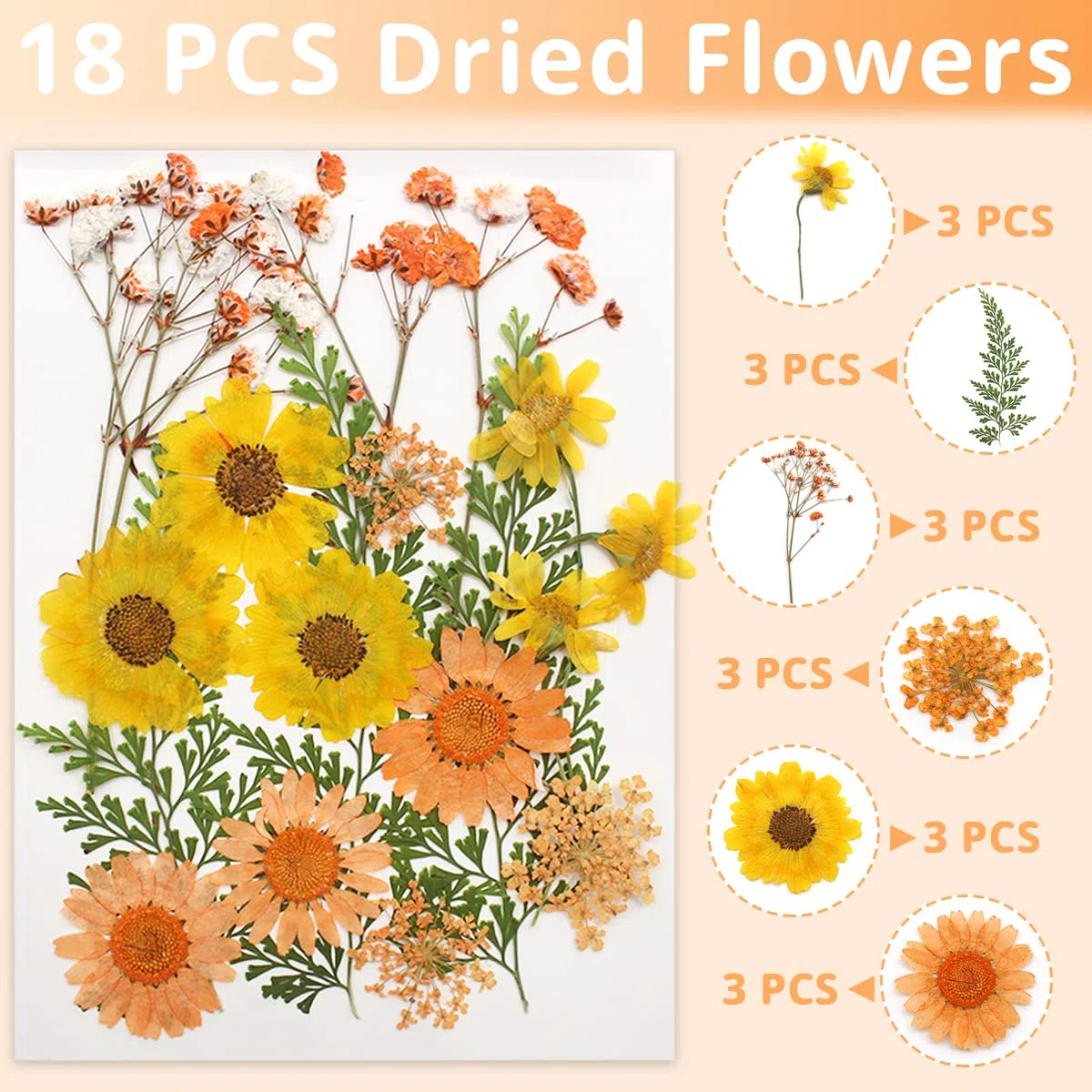 54 flores y hojas secas prensadas naturales secas verdes con pinzas para velas, resina, joyas, jabón, clavos, colgante, funda para teléfono móvil, manualidades, flores