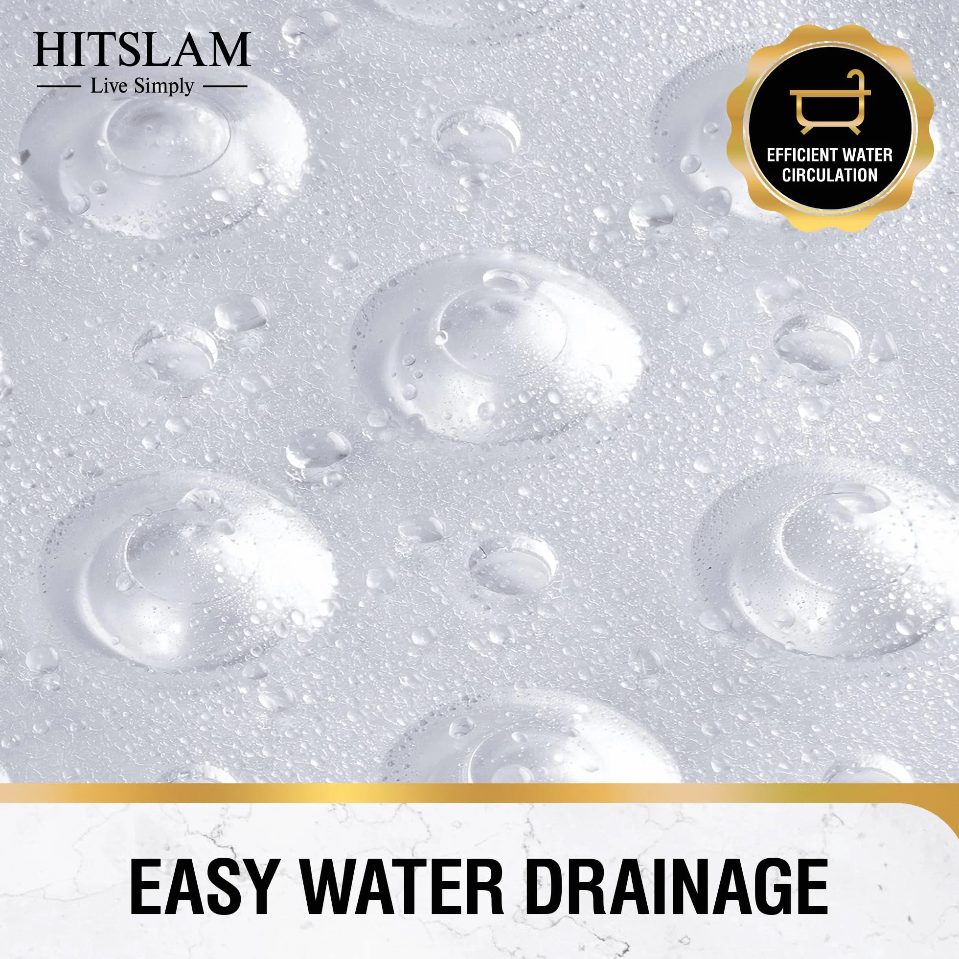 HITSLAM Alfombra de bañera Antideslizante, 101x40cm Extra Grande Alfombra Ducha Antideslizante con Ventosa, Resistentes al Moho y Lavables a máquina Alfombra baño,Transparente