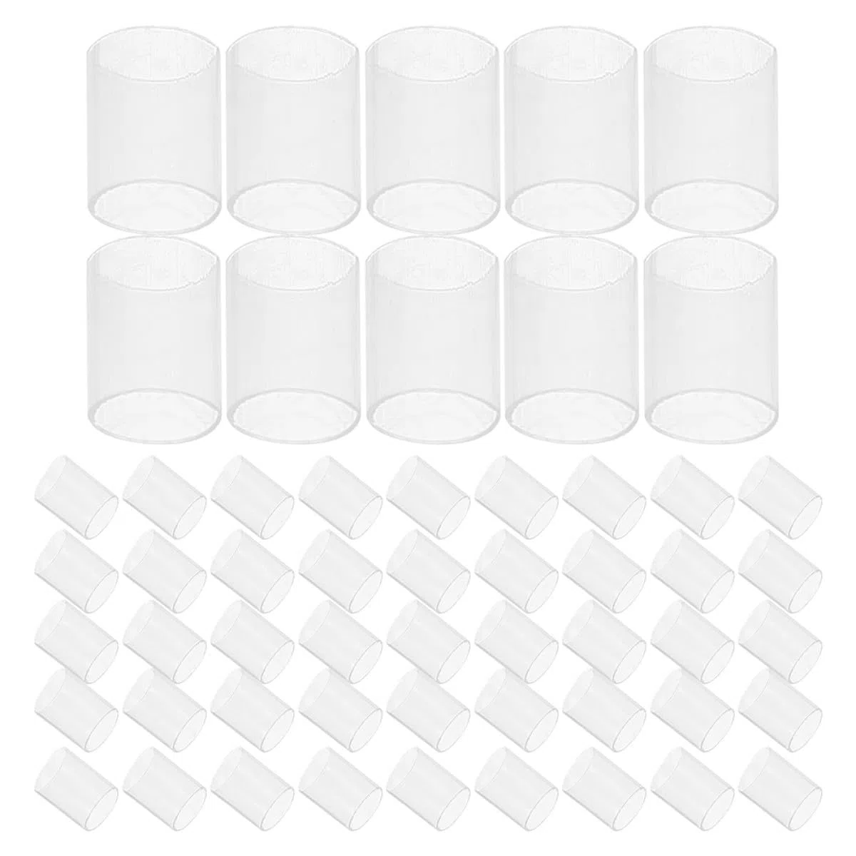 Anneome Relleno De Almohada Transparente De Polietileno 0.31X0.23X0.23In Inserciones De Tubo para Almohadas Soporte Cervical Suave Y Transpirable Bolsa 500G para Hogar Y Oficina