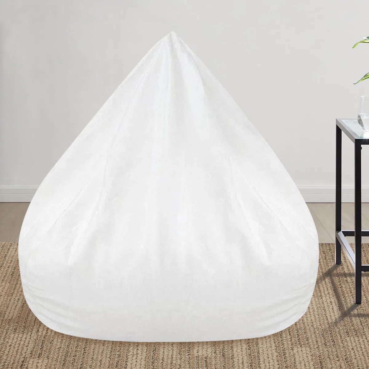 VOSAREA Funda Interior para Sofá Perezoso sin Relleno 130X90X155 CM Bolsa de Tela Resistente para Forro de Puff Accesorio Práctico y Lavable para Muebles de Sala