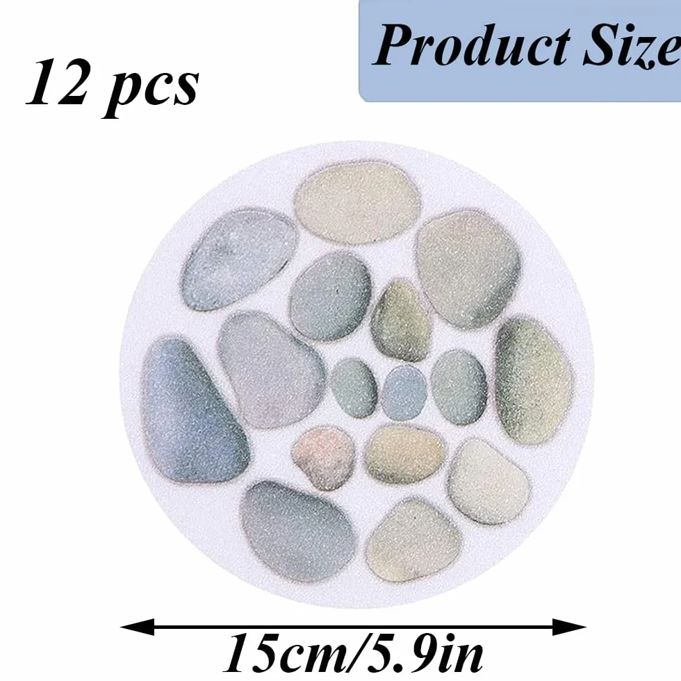 12 Pieza Pegatinas Antideslizantes Para Bañera, Pegatinas De Ducha Para Bañera, Adhesivos Antideslizantes Para Ducha, Adhesivo Antideslizante Premium Bañera para cuarto de ducha, Suelo, escaleras
