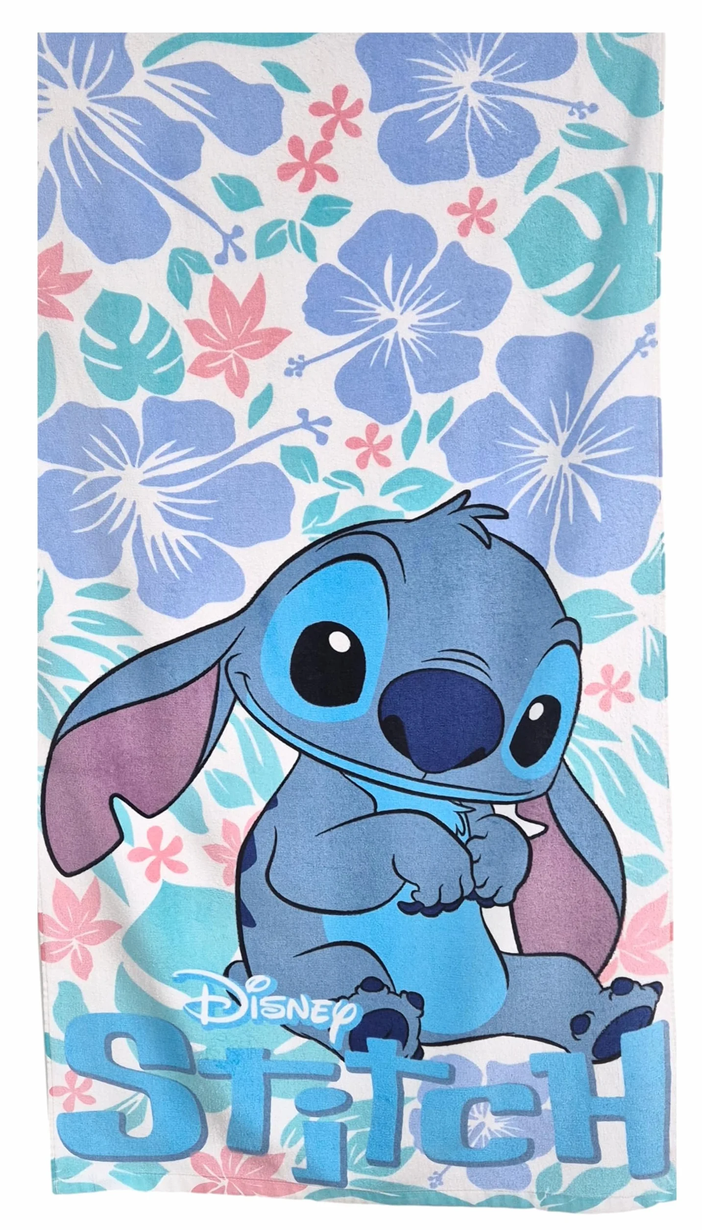 Theonoi Disney Lilo y Stitch - Toalla de baño infantil (70 x 140 cm, 100% algodón, certificado Öko Tex)
