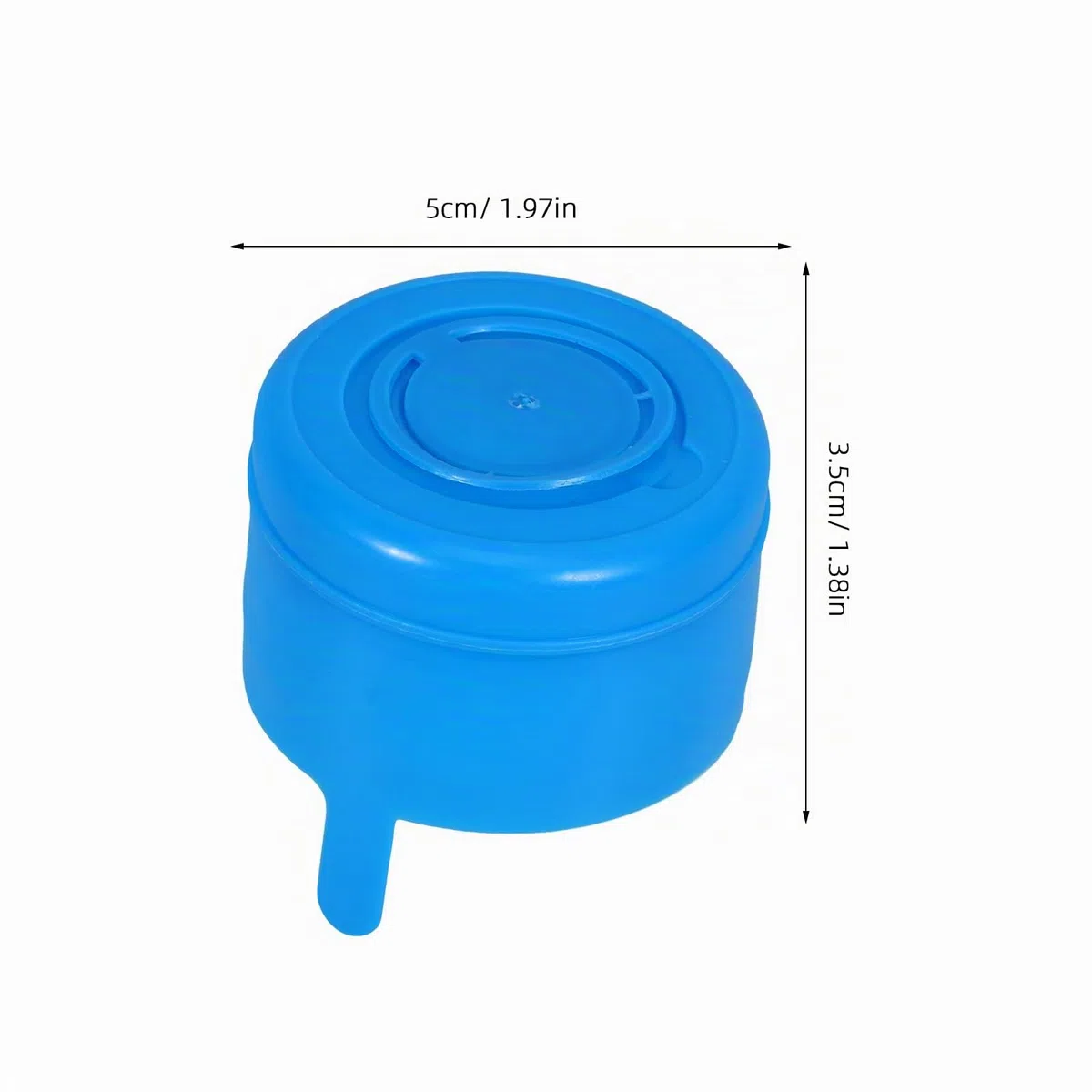 BESPORTBLE - 25 Tapas para Jarra de Agua de 5 galones, tapón de Rosca para Botella de Agua, protección contra Salpicaduras, Tapa para bidón de Agua, dispensador de Agua, Oficina y hogar