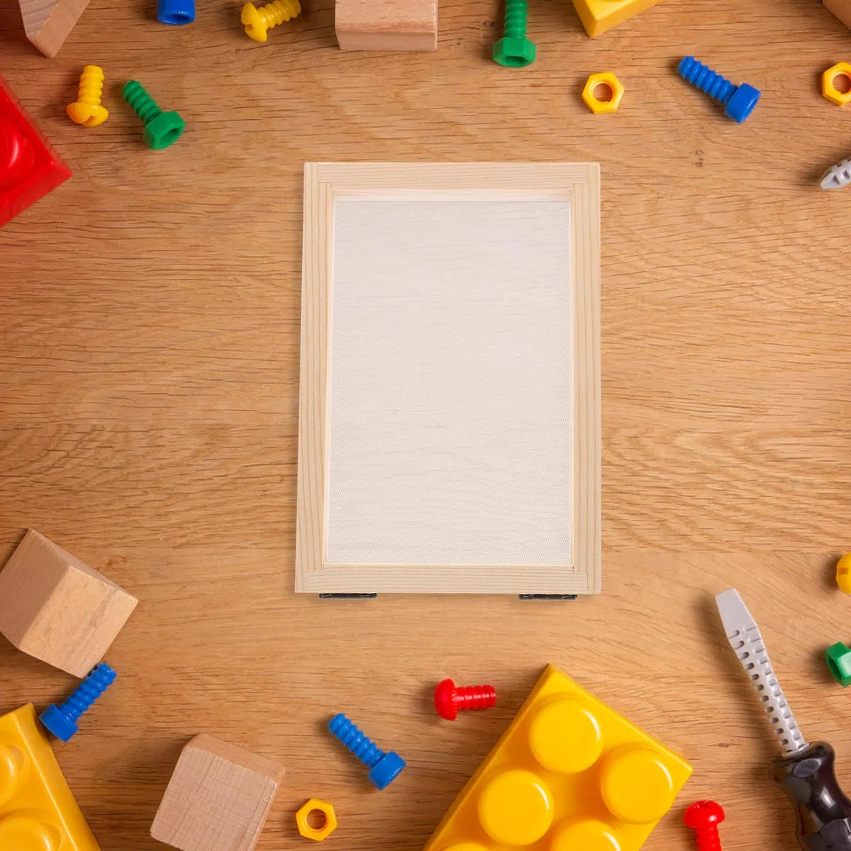 DEARMAMY Marco de Papel y Molde de Artesanía Con Cubierta Para Fabricación de Papel, Paquete de Marcos, Juguetes