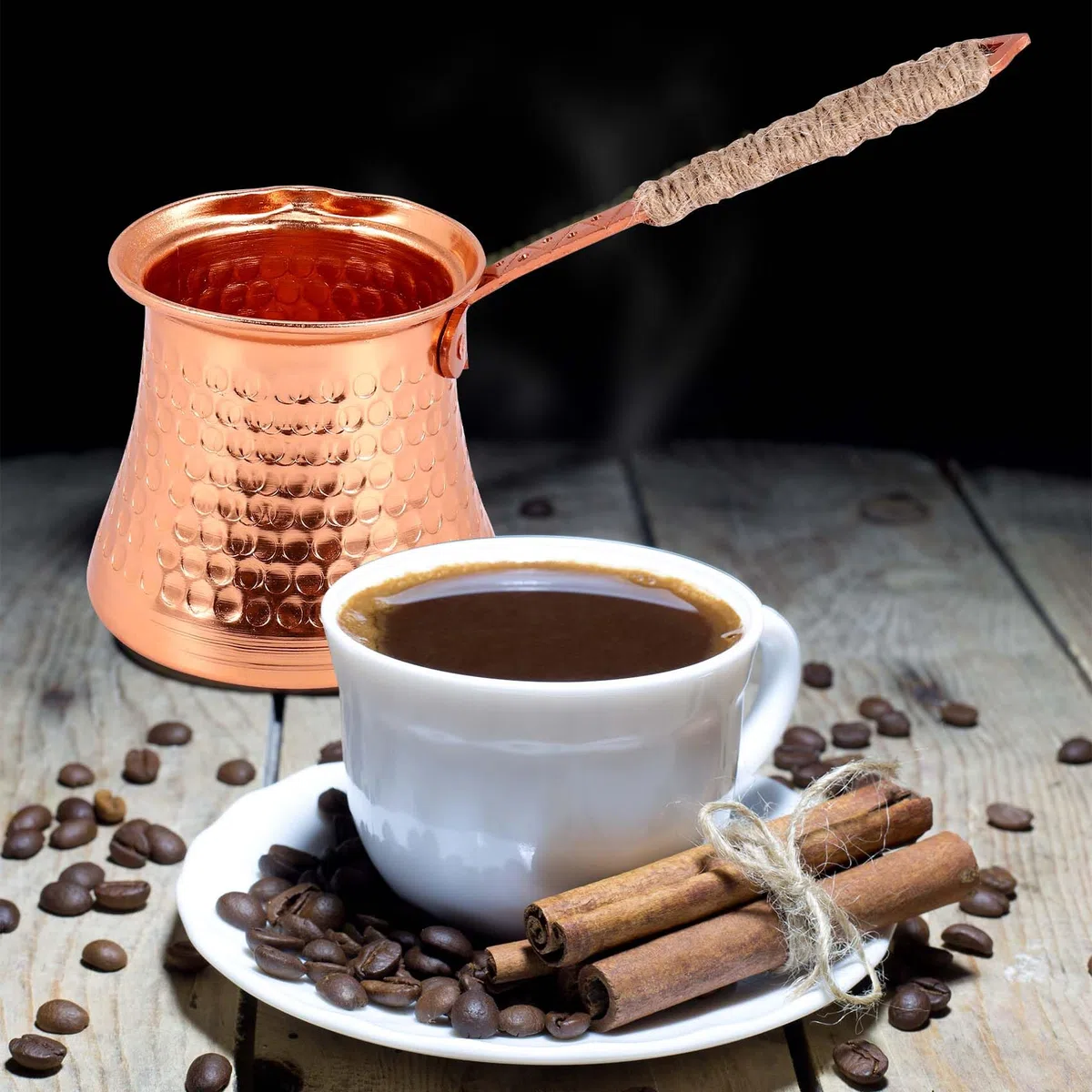 Café Turco Cafetera Turca 320Ml Café Turco Cafetera de Cobre Turco Cafetera Cezve