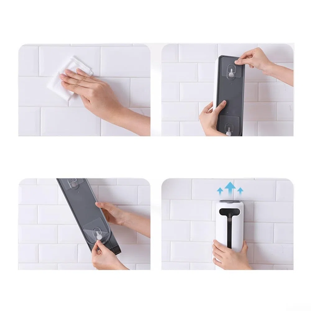 DAZZLEEX Dispensador De Bolsas De Transporte, Organizador Bolsas Plastico, Soporte De Plástico Adhesivo Montado En La Pared Para Bolsas Reutilizables Colocación En Cocina, Sala De Estar
