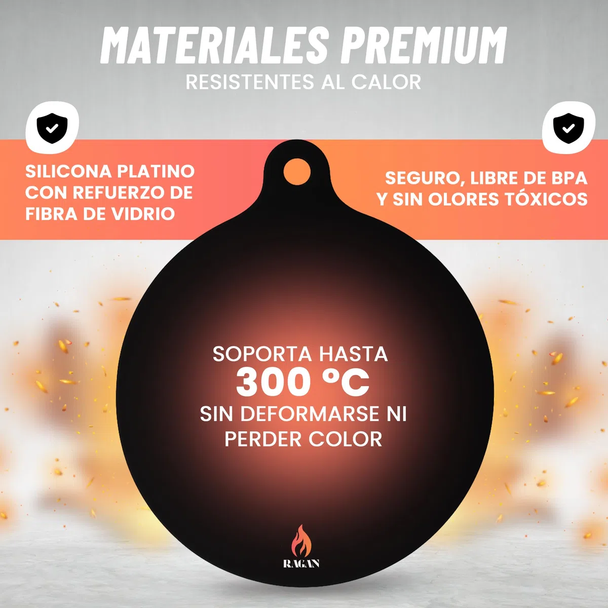Protector Vitroceramica Inducción hasta 300ºC - Protector de Placa de Induccion Antirayaduras con 5 Piezas - Cubre Vitrocerámica con Gancho Ventosa - NO para COCINAR
