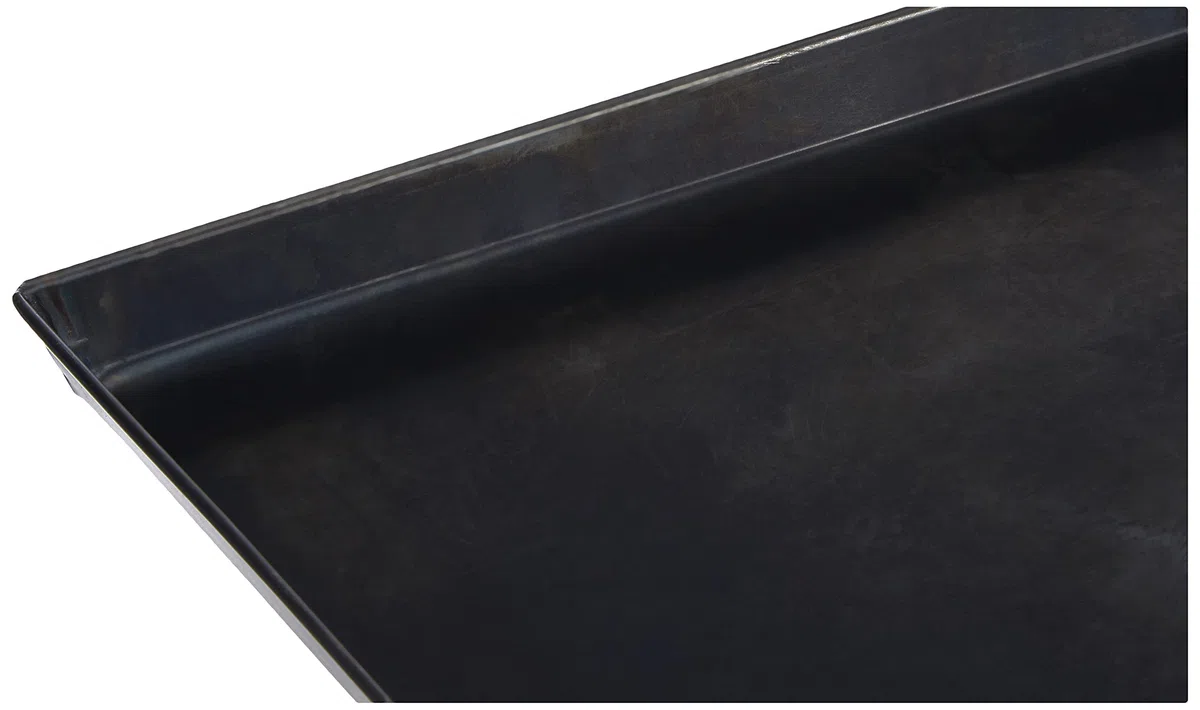 Hornear cacerolas Agnelli Rectangular Sheet Metal Azul, Espesor 0,8 cm, Negro, 40x30x3 cm