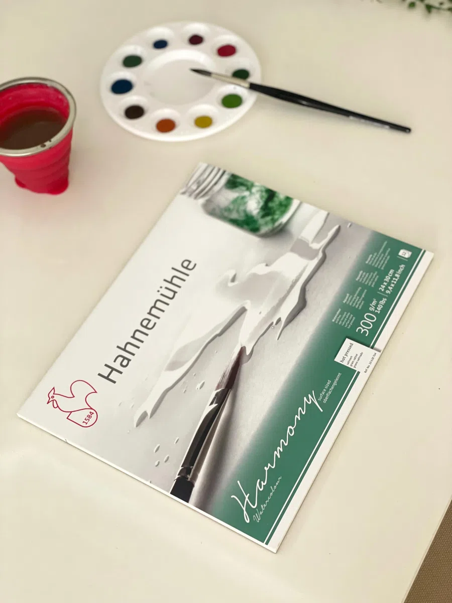 Hahnemuhle Harmony Watercolour Block Hot Press A4