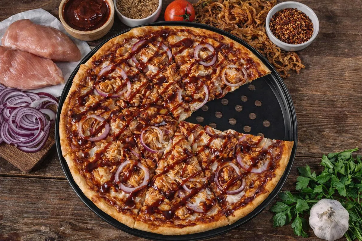 Molde para Pizza con Agujeros - Acero al Carbono - Recubrimiento Antiadherente - Set de 2 - Ø 32 cm