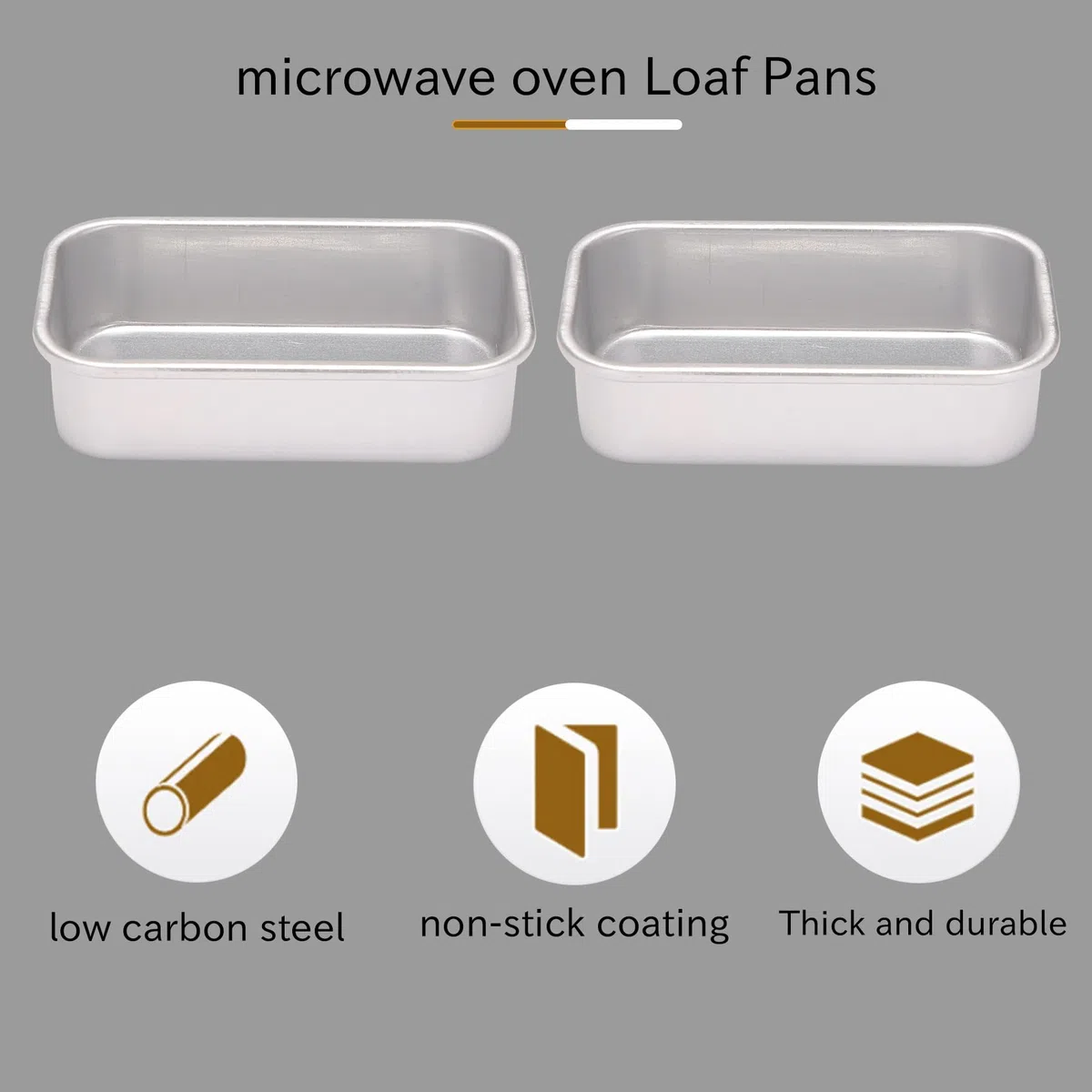4 Piezas Molde de Pan Antiadherente Rectangular de Lata de Pan de AleacióN de Aluminio Moldes para Pan Pan Herramientas para Hornear Suministros de Barra de Comedor de Cocina