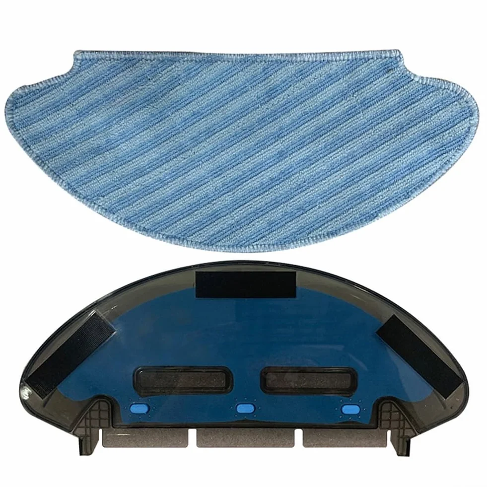 Tanque de Agua de Repuesto con Paños de Fregona Apto para Rowenta-Explorer Serie 20 Aspiradora Robot Piezas Accesorios