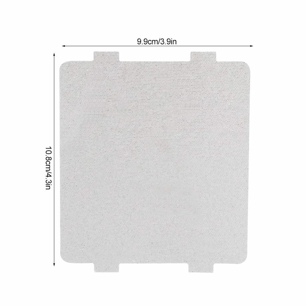 Placa de mica para horno - 10 piezas de horno de microondas Hoja de mica para horno de microondas Pieza de reparación 108x99 mm