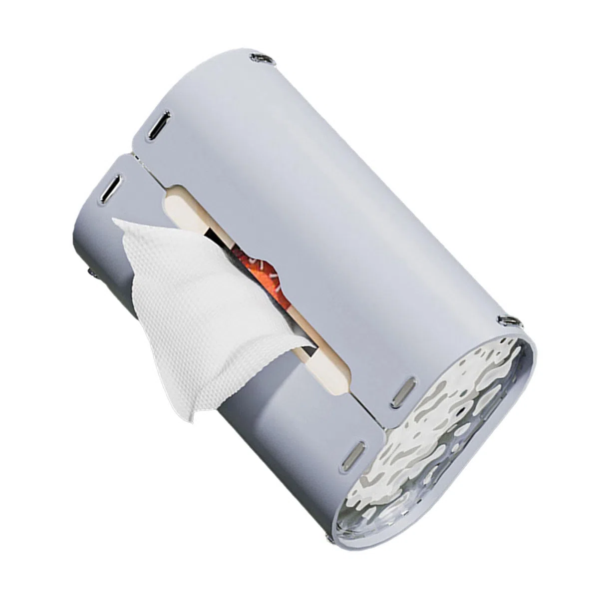 Dispensador de pañuelos montado en la pared con ventosa, organizador de toallas de papel, suministros de baño, dispensador de toallas de papel montado en la pared