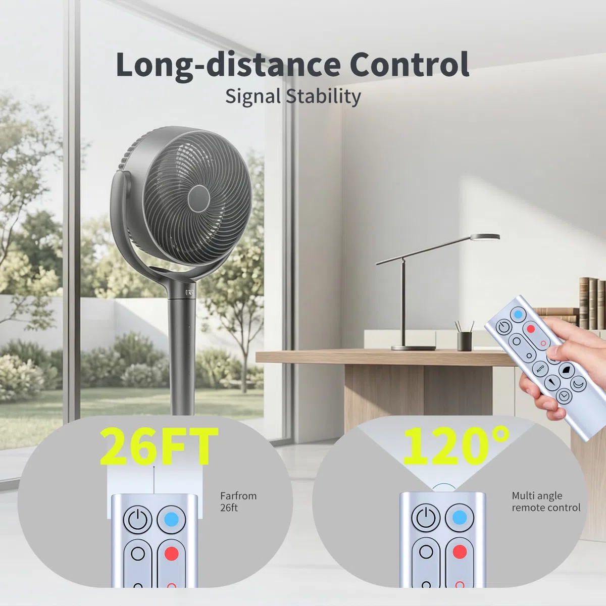 Nuevo mando a distancia de repuesto para ventilador Dyson HP02 HP03 (plata)