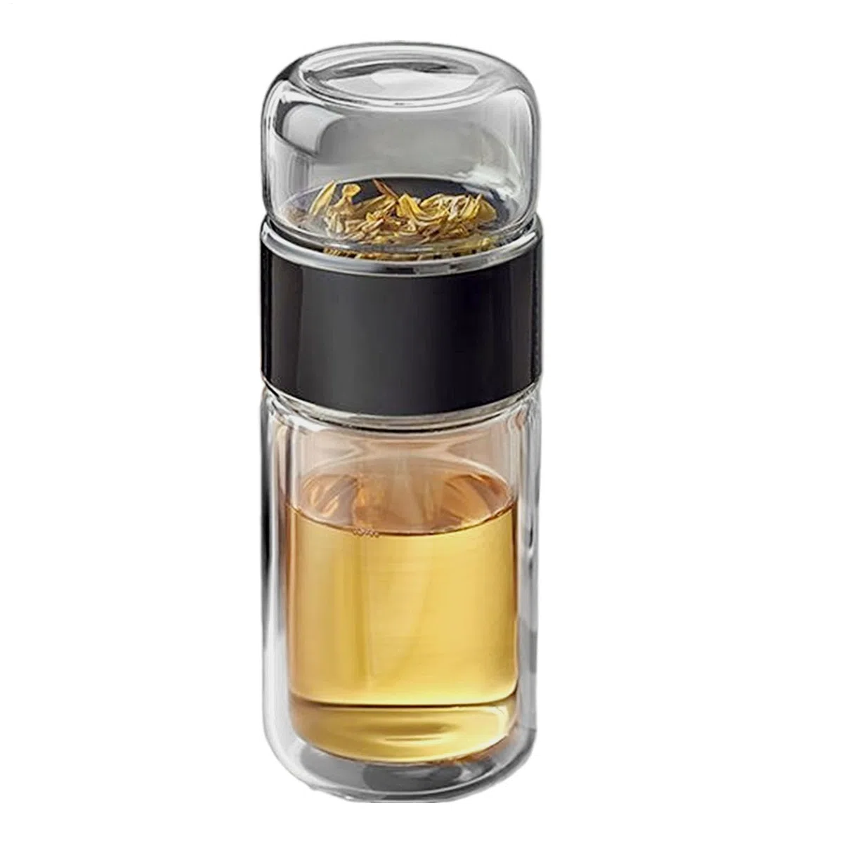 Infusifie Infusifie Infusor de té | Botella de té de vidrio de 280/350/420 ml | Botella de agua de doble pared | Botella de té de separación de té y agua | Taza de té portátil de viaje con filtro de