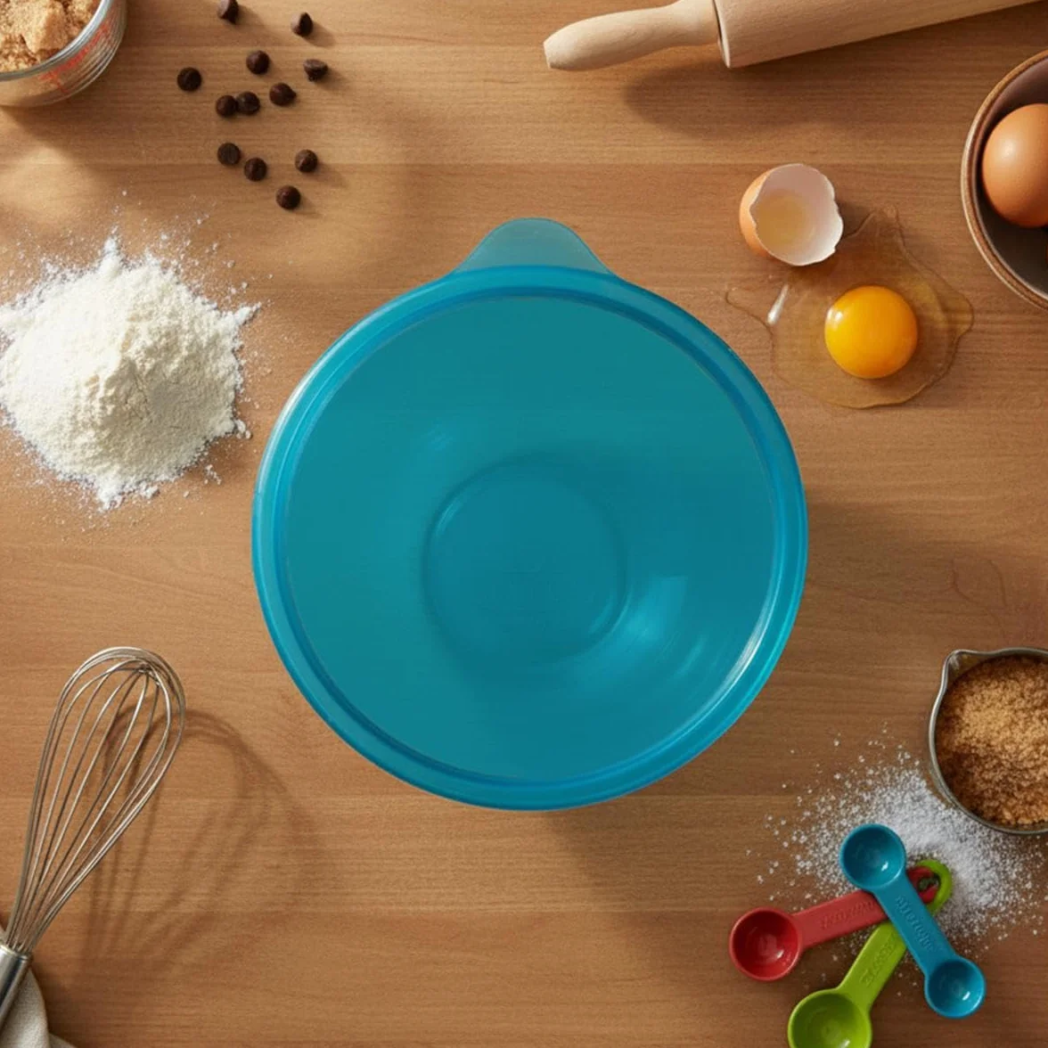 Pyrex Cook&Store - Bol para Mezclas, 21 cm, 2 l + Tapa, Color Amarillo