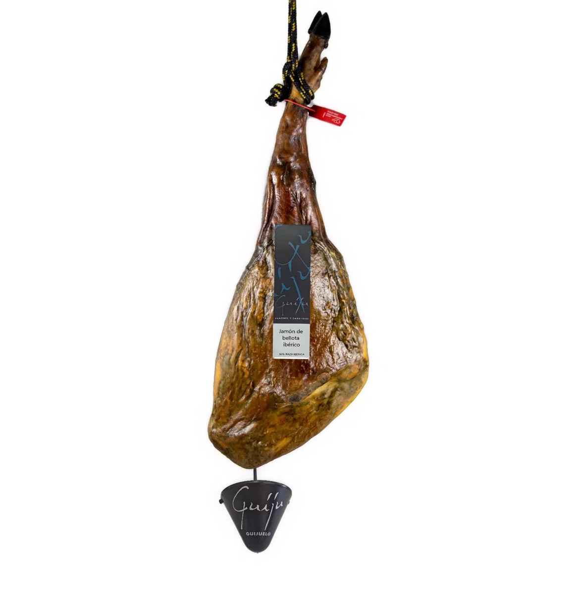 Pack 5 Recogedor grasa jamón-cono antigoteo-pincho para jamones-Fabrica Salamanca-Marca Guiju.