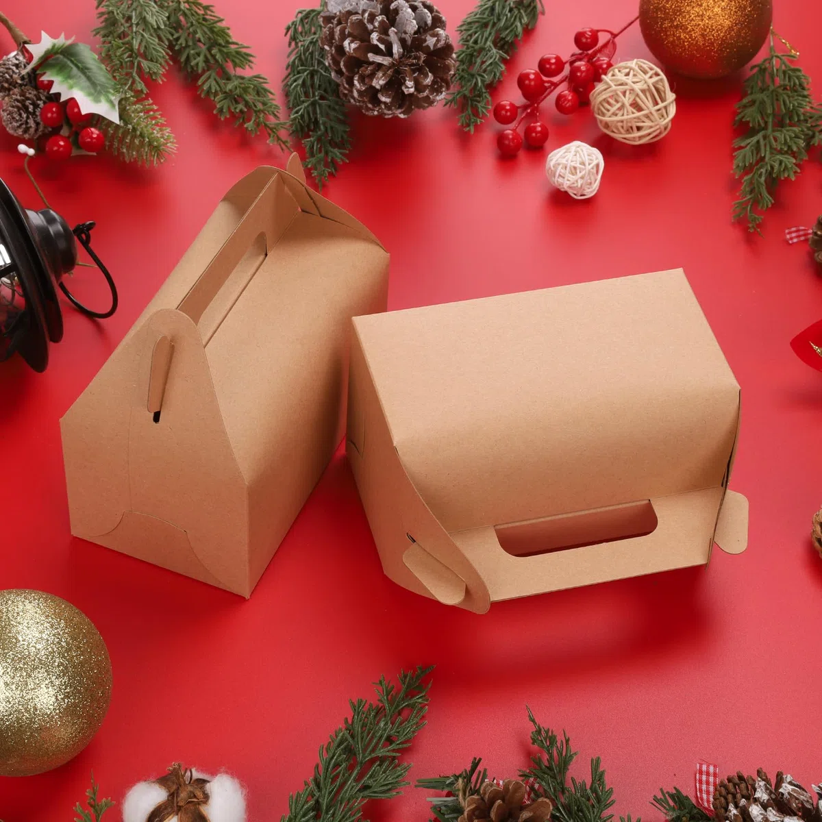GXFCING 30 Cajas Kraft para Fiestas, Cajas para Dulces de 16,3 x 9,3 x 8 cm, Pequeñas Cajas de Regalo de Cartón Adecuadas para Cumpleaños Infantiles, Bodas, Baby Showers, Navidad, Fiestas