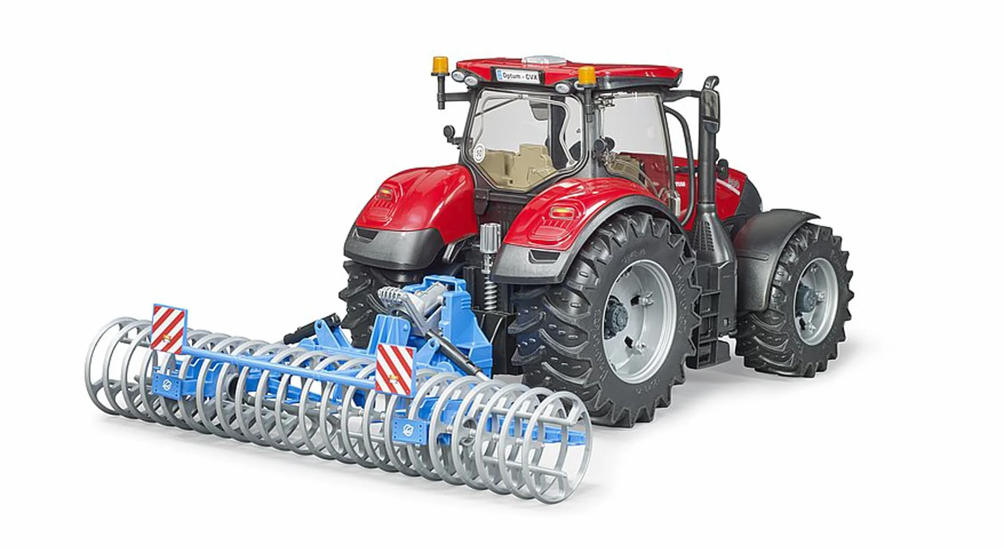 bruder 02222 - LEMKEN Frontpacker Vario Pack K, remolque de tractor, granja, agricultura
