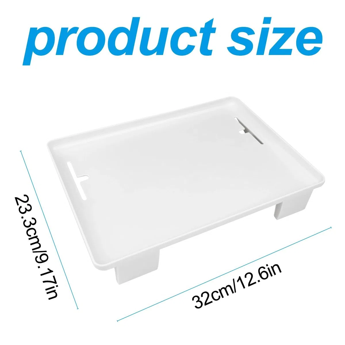 32 X 23,3 cm Bandeja Cama, Auxiliar Mesa Mesita Noche Flotante con Clip, Mesitas de Noche Colgantes Flotantes, Almacenamientobandeja para Cama Estante Colgar Guía de Cables