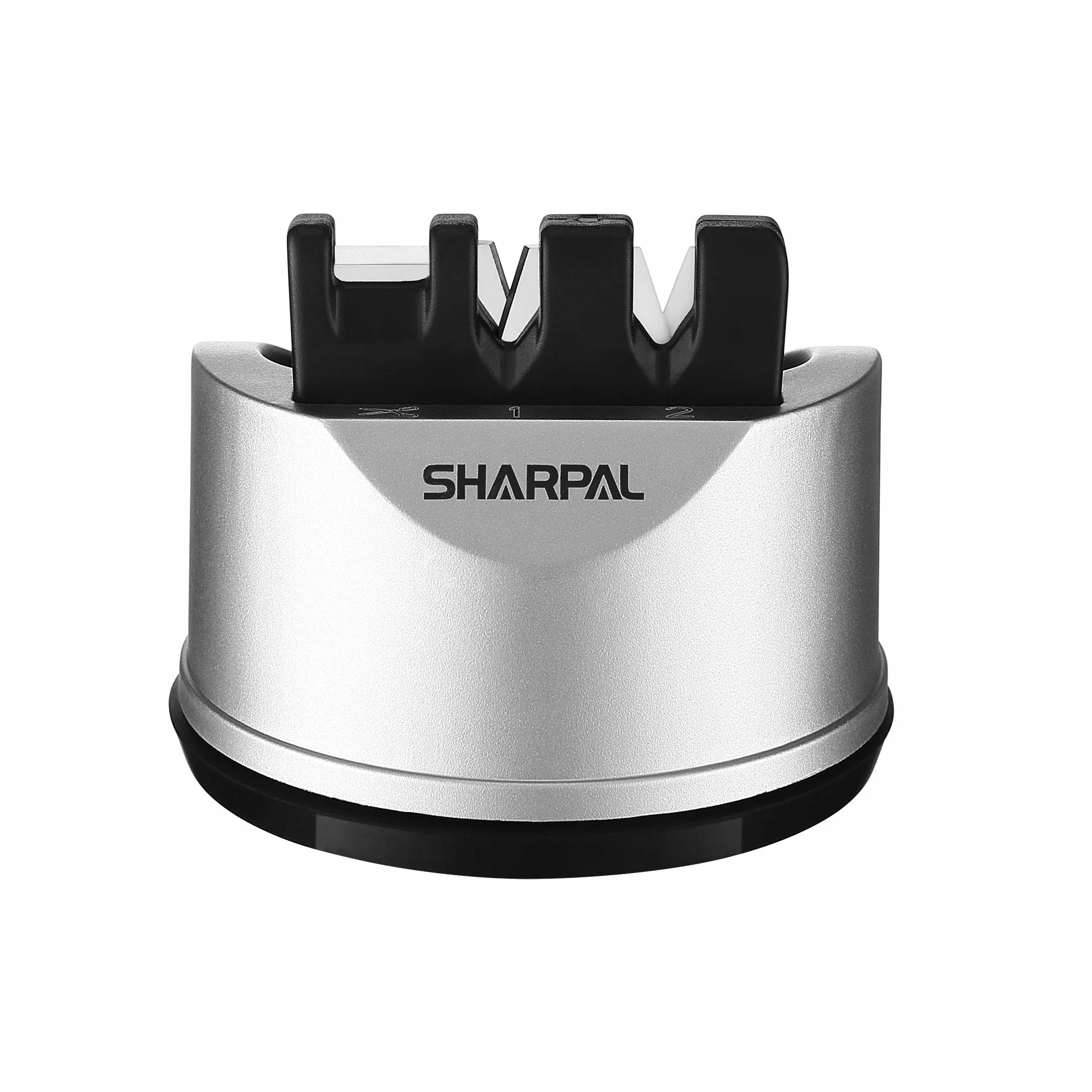 SHARPAL 191H Afilador de cuchillos y tijeras de cocina, afilado para cuchillos con bordes rectos y dentados, herramienta para afilar cuchillos